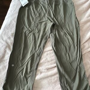 Lululemon dance studio mid rise crop sage green